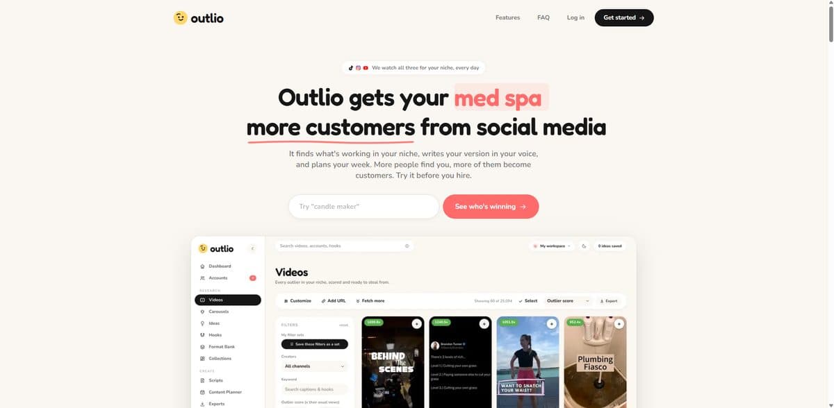 Outlio, shipped by our remote team